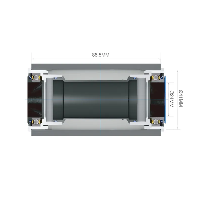Prowheel Road Bottom Bracket Press-Fit BB86 24mm Shimano Compatible 41mm-1